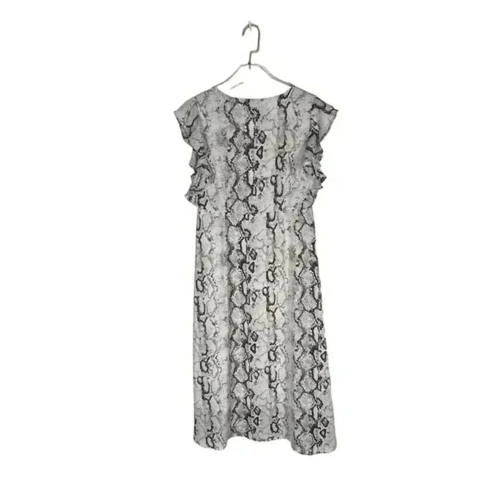 Laundry By Shelli Segal Python Print Button Front… - image 3